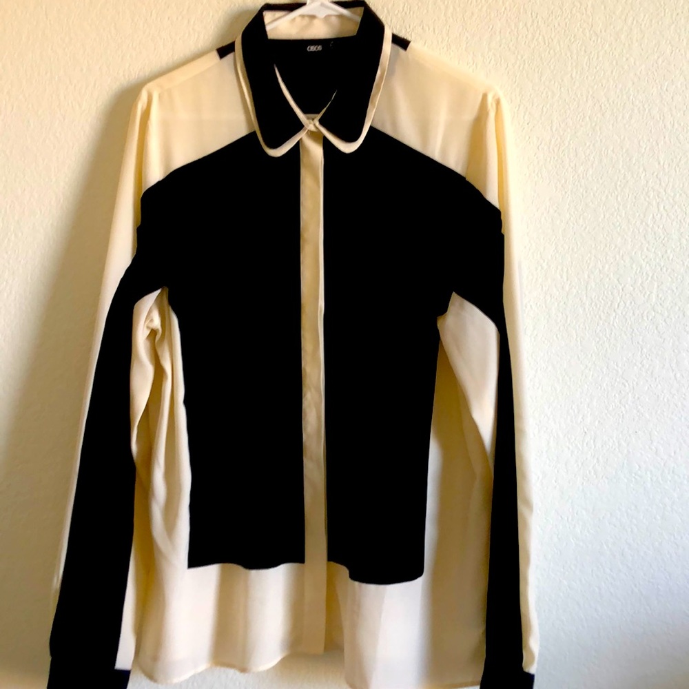 ASOS Monochrome Illusion Shirt 14 NEW